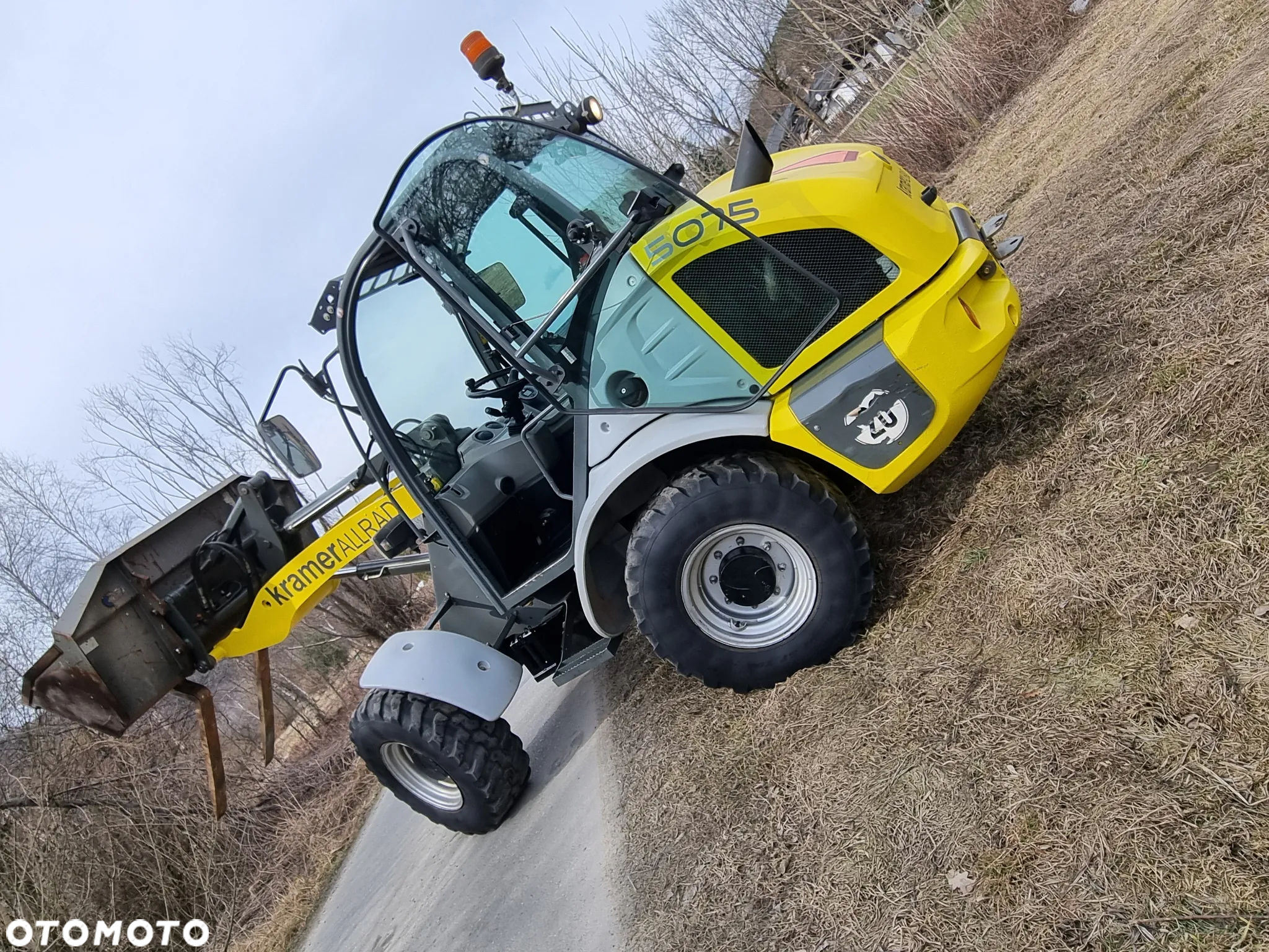 Kramer 5075 Ładowarka kołowa 353 jak Nowa import Norwegia 2018r 2200mtg Oryginał Widły i łyżka silnik Yanmar - 24