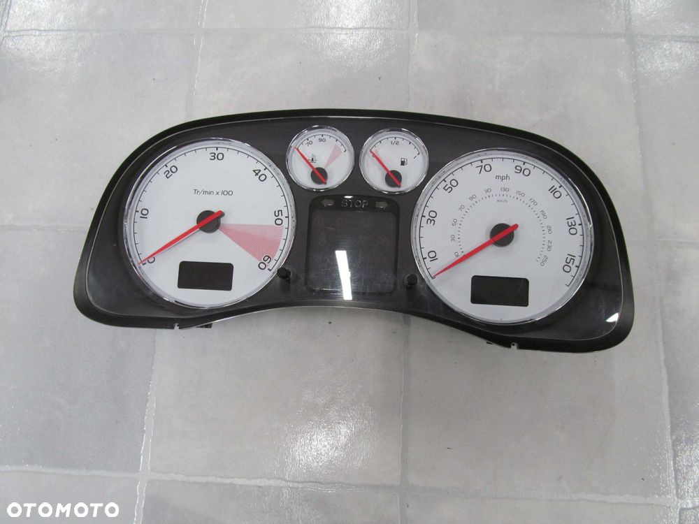 PEUGEOT 307 LIFT 1.6HDI LICZNIK ZEGAR 9663648680 - 1