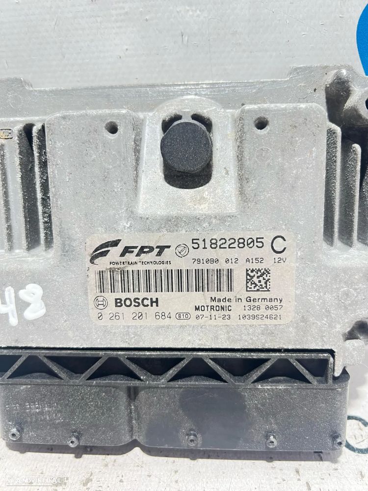 .Centralina Original Motor Bosch Fiat Grand Punto 1.4 T-JET 16v 198A4000 51822805 / 0 261 201 684 - 3