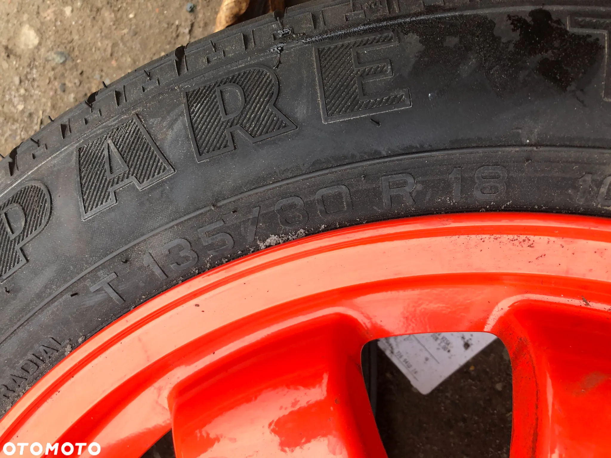Koło dojazdowe 2R83-1007 OPONA PIRELLI 135/80 R18 JAGUAR XF X250 - 3