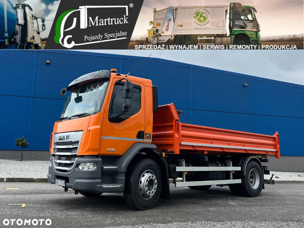 DAF XB 4x2 wywrotka 3-stronna, sprzedaż, wynajem, serwis, gwarancja - 2