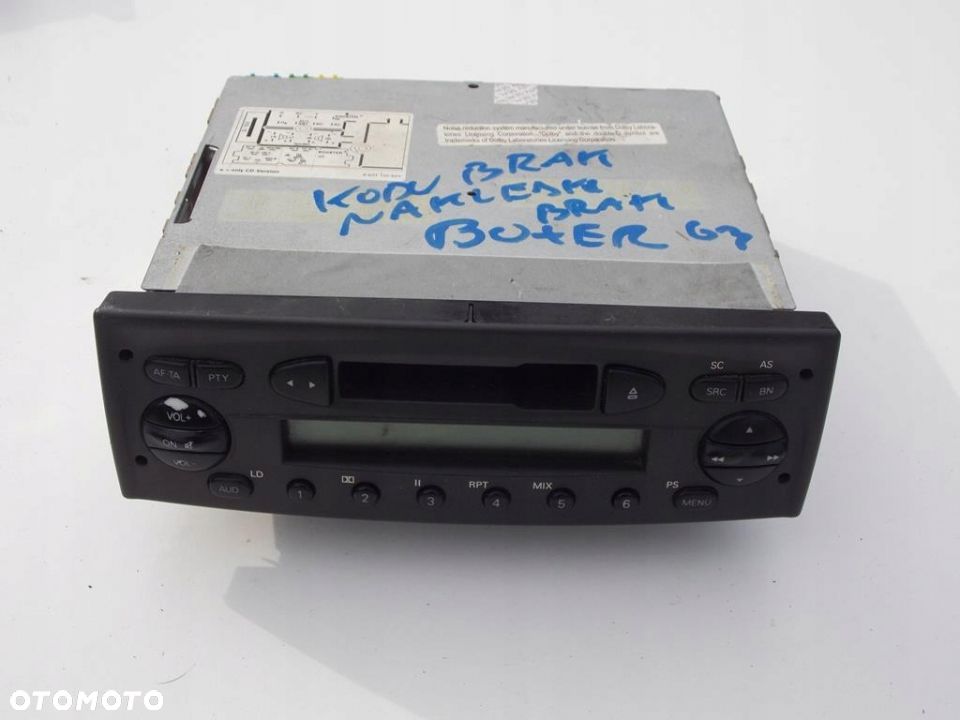 RADIO RADIOMAGNETOFON DUCATO BOXER JUMPER DOBLO - 1
