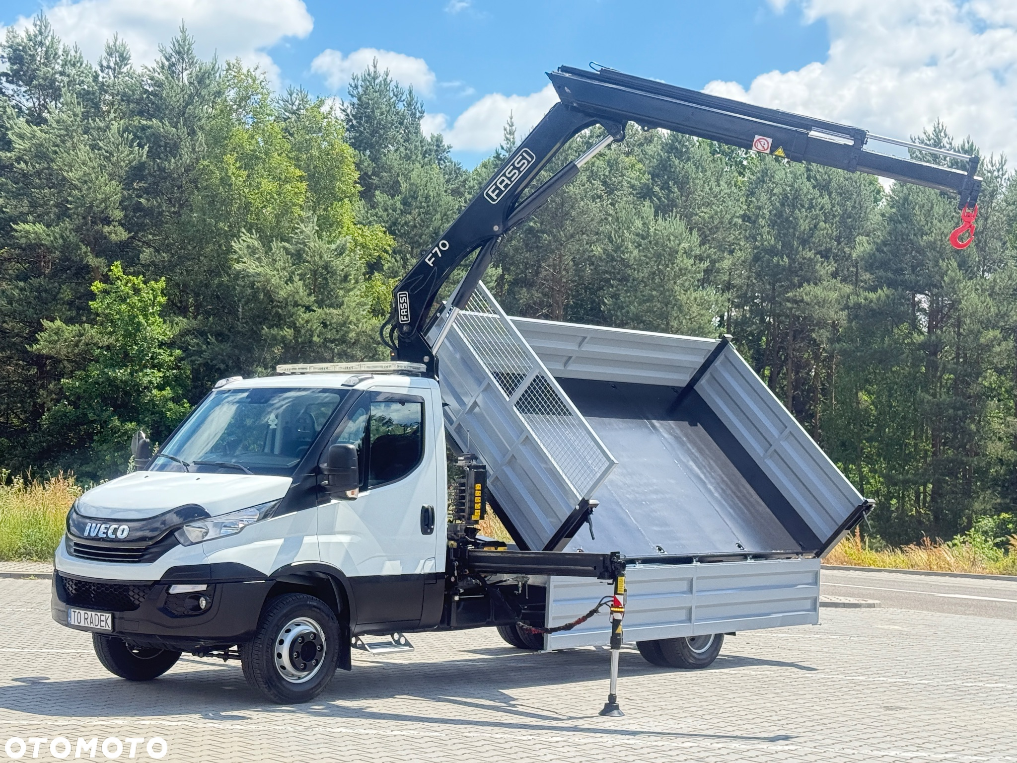 Iveco DAILY 72-180 3.0 HPI 180KM * HDS FASSI F70 * 3200 Udźwig * Wywrotka 3 Stronna * ŚWIETNY STAN! - 28