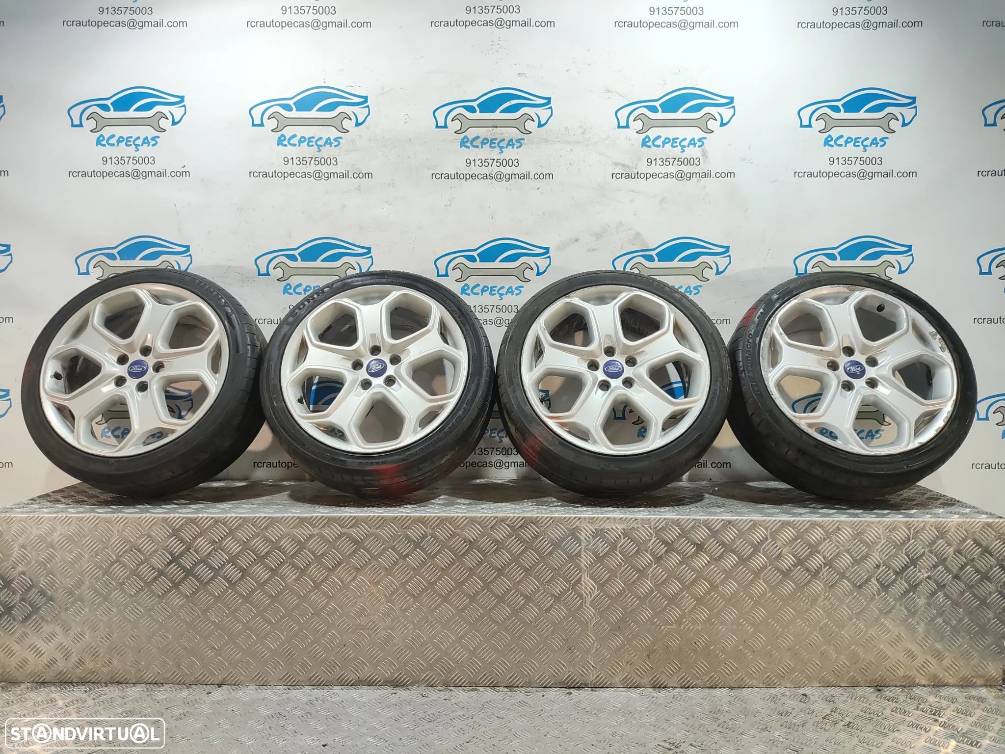 Conjunto Jantes 18 Originais Ford Focus 2 Mk2 7,5J ET52,5 5x108 - 1