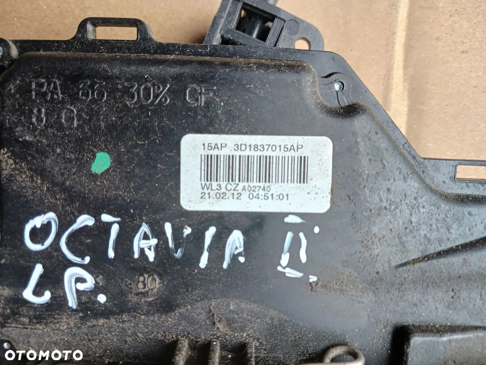 Zamek drzwi lewy prawy przód przedni tył tylny GOLF PLUS V GOLF V GOLF VI JETTA III TOUAREG TOURAN Seat Altea Toledo 3 Skoda Fabia 2 Octavia 2 Lift 7L0839016D 3D1837016AC 3D1837016AP - 4