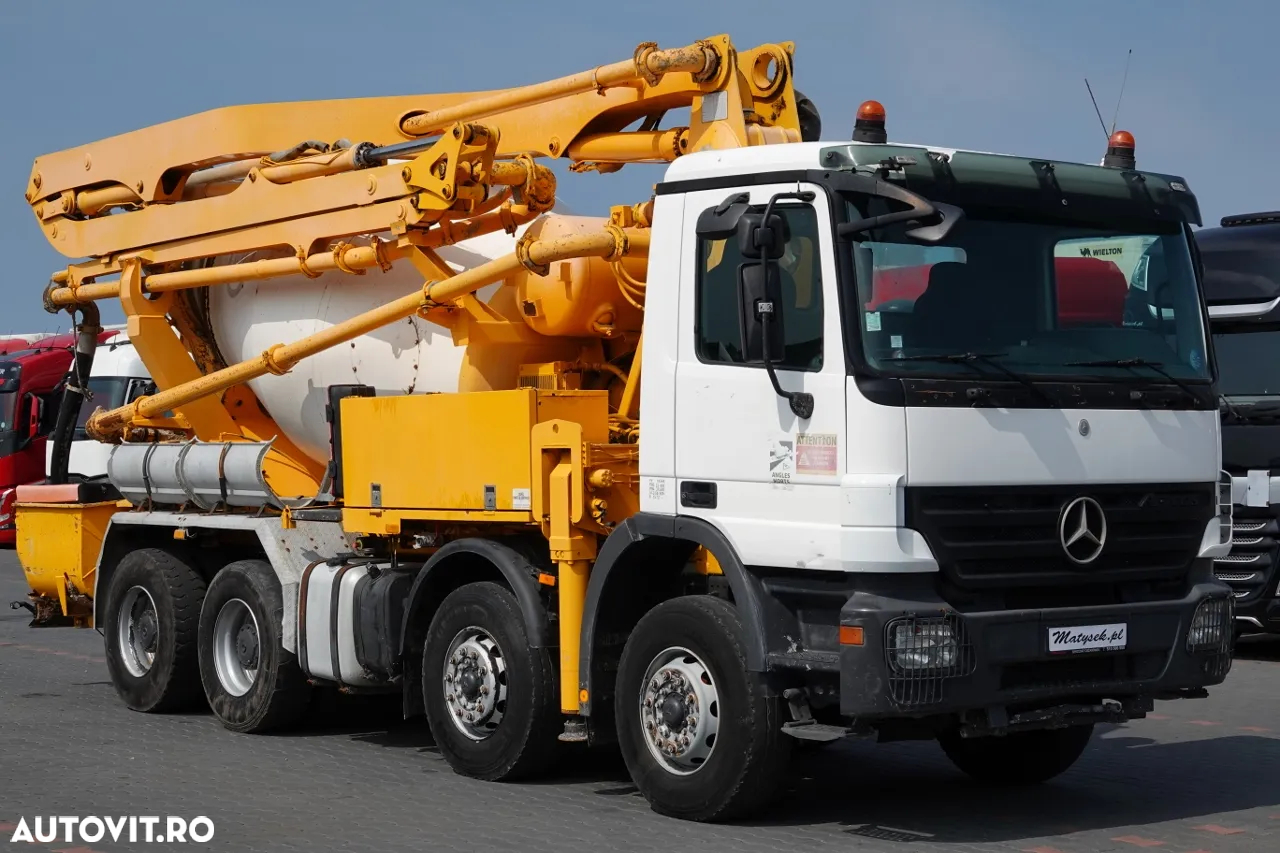Mercedes-Benz ACTROS 3241 / CAMION POMPĂ / BETONĂ + POMPĂ PUTZMEISTER 21 METRI / RADIO CONTROL - 8