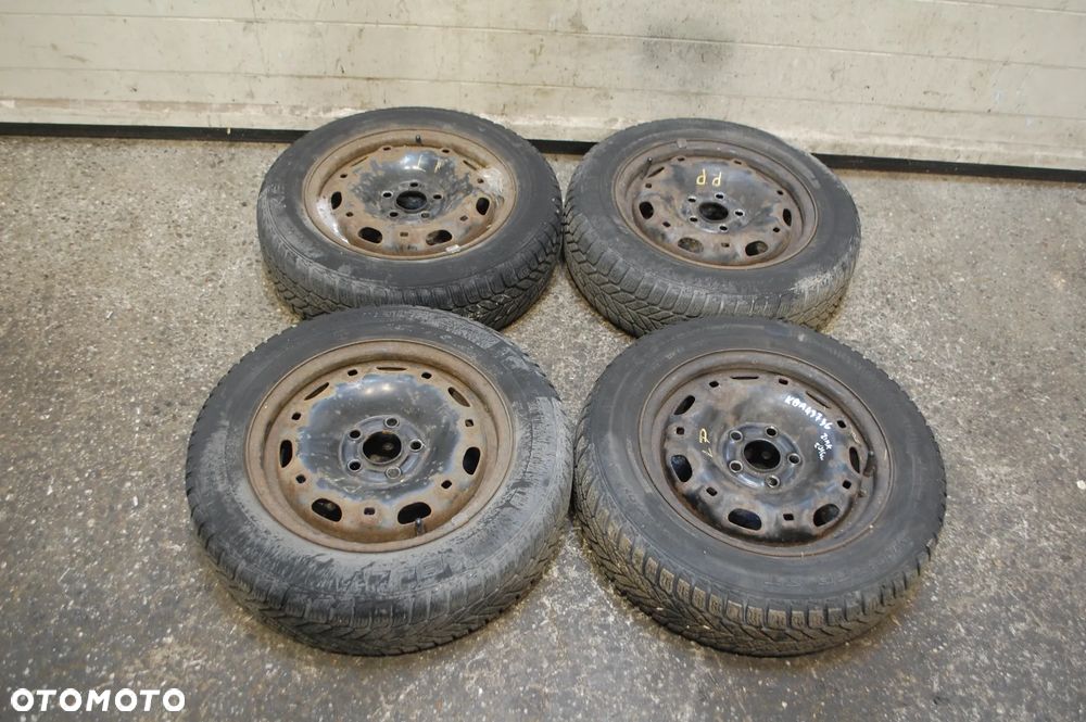 KOŁA FELGI STALOWE + OPONY 165/70R14 ZIMOWE 2016R. KBA43736  ET35 5J VW POLO IV SEAT IBIZA III SKODA AUDI - 1