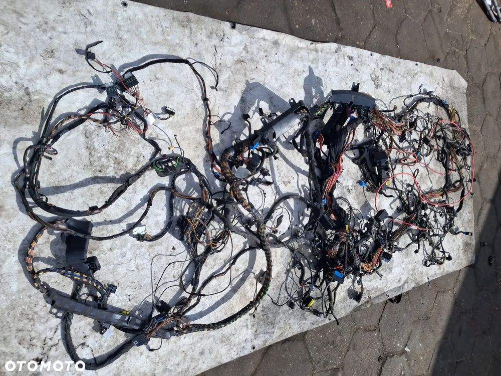 Wiązka Silnika BMW E65 E60 E63 4.4 B N62B44 kabiny wnętrza ze środka KOMPLETNA konsoli skrzynia automat - 2