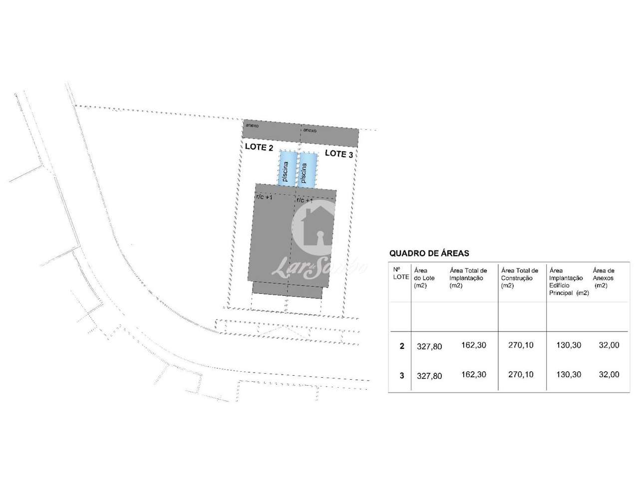 Lote para moradia individual com 327,8m2 em Macieira da Maia, Vila ... - Grande imagem: 2/13