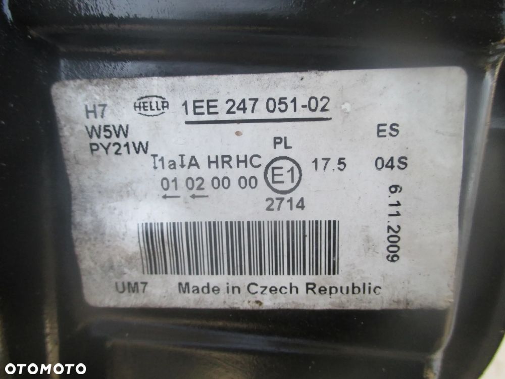 lampa prawa Polo V 6R1 Hella Europa - 6