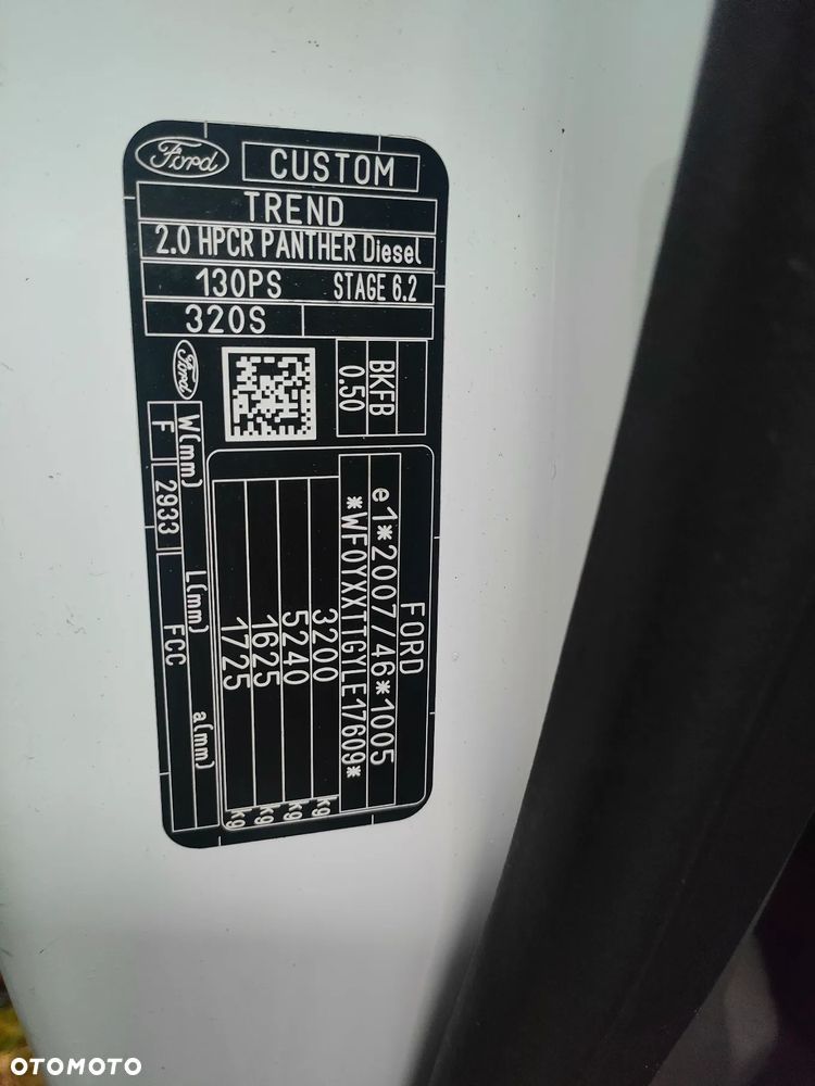 Ford TRANSIT CUSTOM 2020r 2,0 TDCI 130KM L1H1 EURO 6 LEDY CENA BRUTTO VAT 23% - 26