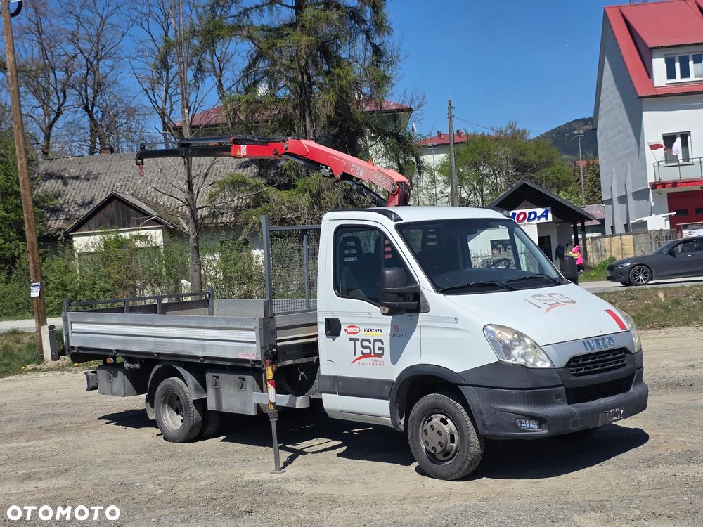 Iveco Daily 35c-15 50c-15 Skrzynia 3.60 M + HDS  1.8 Tony ! Bez Korozji  ! Z Włoch  ! - 2