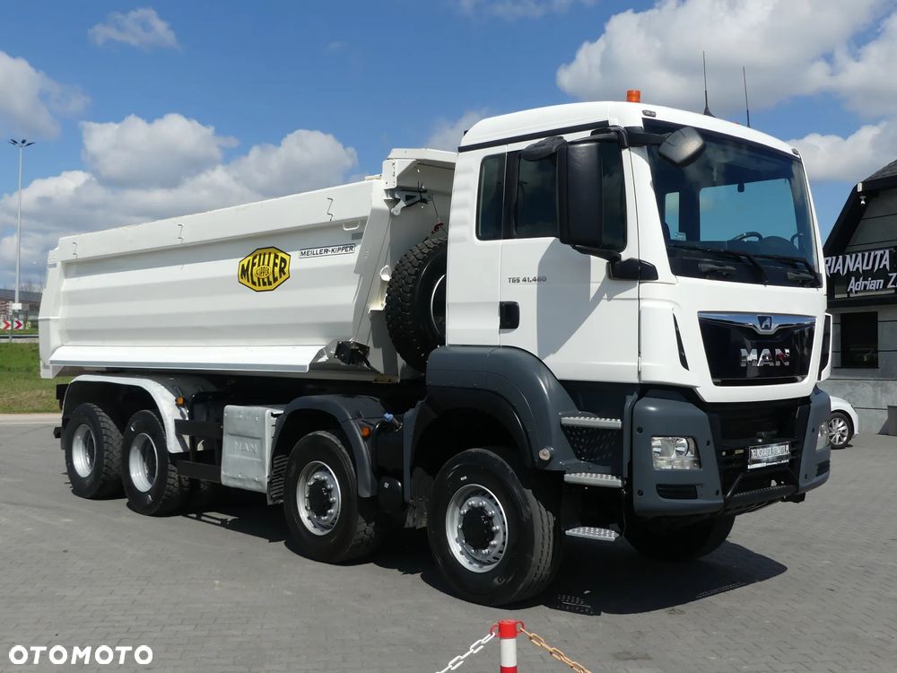 MAN TGS 41.460 / 8x8 / WYWROTKA MEILLER / MANUAL / NISKI PRZEBIEG / - 17