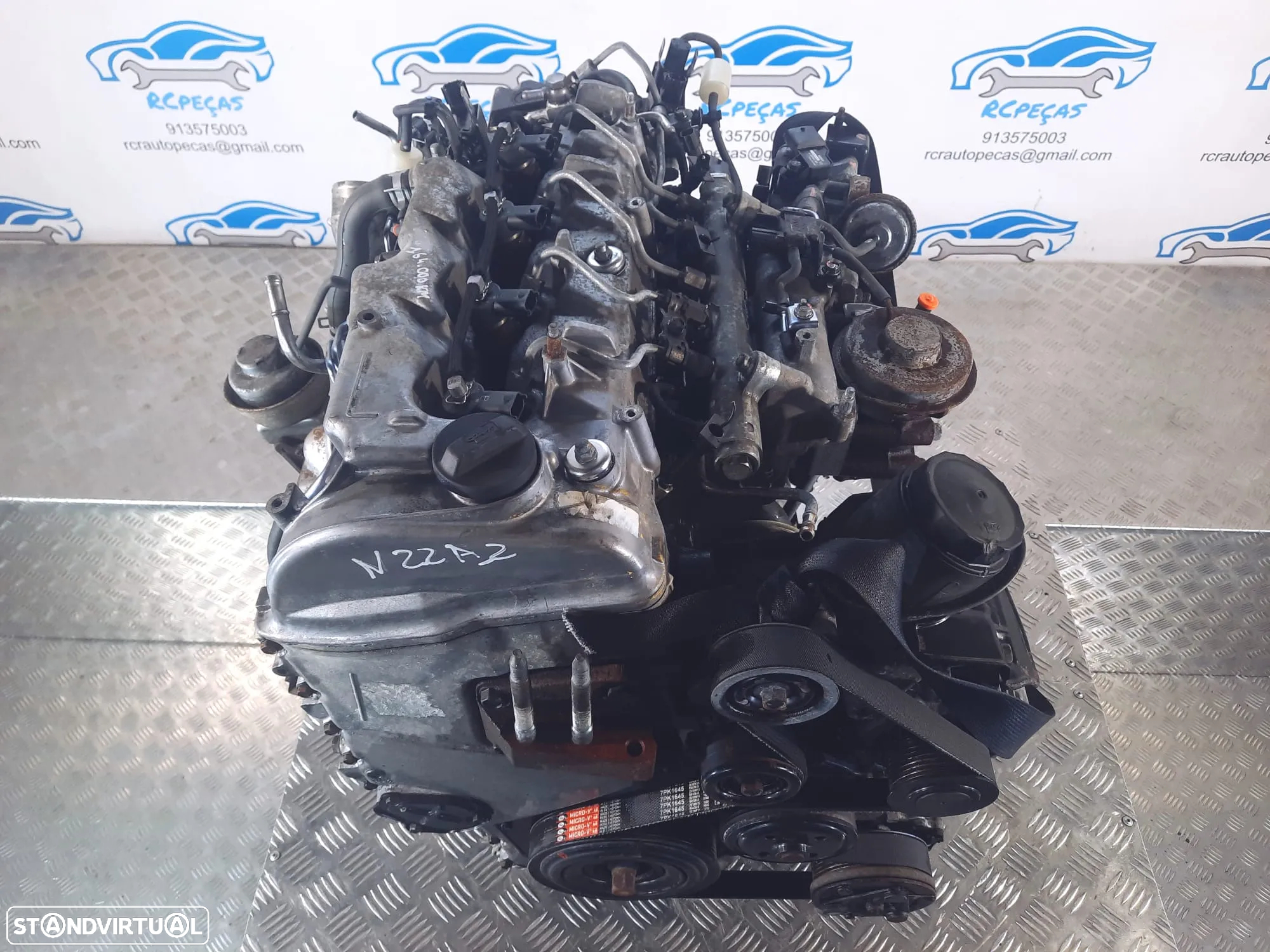 MOTOR COMPLETO 2.2 CTDI 16V 140CV N22A2 HONDA CR-V CRV III 3 MK3 - 9