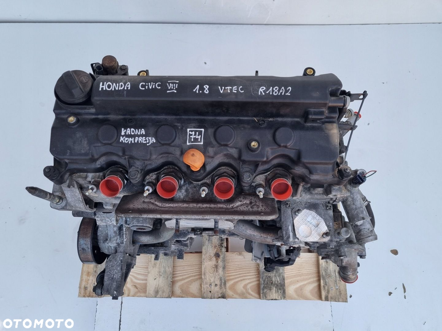 SILNIK KOMPLET Honda Civic VIII UFO 1.8 i-VTEC 140KM ładna kompresja R18A2 - 3
