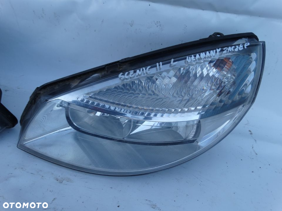LAMPA LEWA PRAWA PRZÓD PRZEDNIA RENAULT SCENIC II EUROPA F-VAT - 3