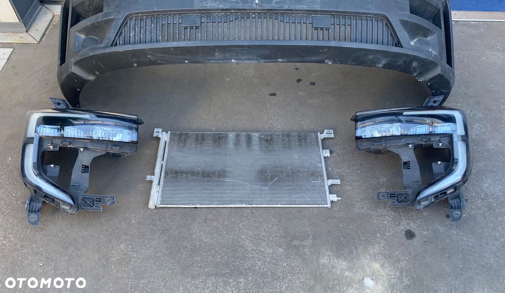 RENAULT MASTER 4 IV , 5 V  25-> Kompletne lampy przednie full led ledowe lampa przednia lewa prawa Reflektory reflektor lewy prawy + ZDERZAK PRZEDNI PRZÓD + chłodnica klimatyzacji 921004663R  260609073R  260106174R lift - 10
