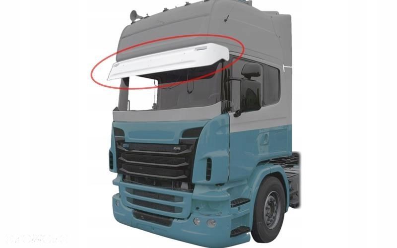 scania r spoiler panel owiewka osłona przeciwsłoneczna blenda tuning - 3