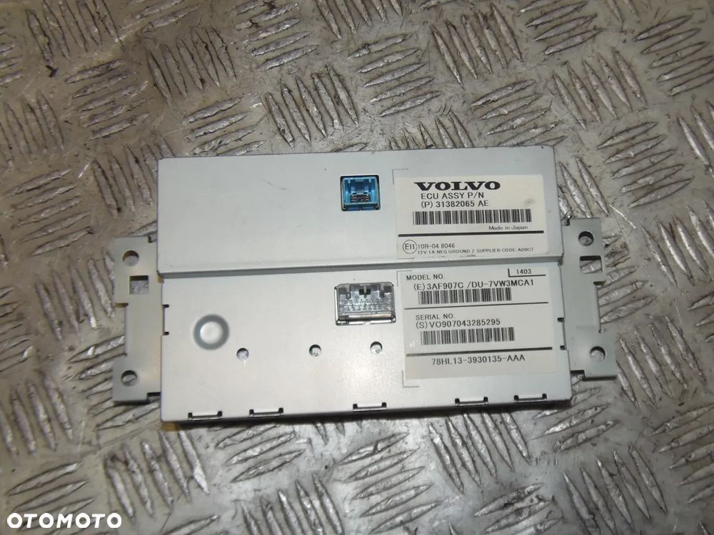 WYŚWIETLACZ EKRAN NAWIGACJI GPS 31382065 VOLVO S60 II 2016 LIFT - 2