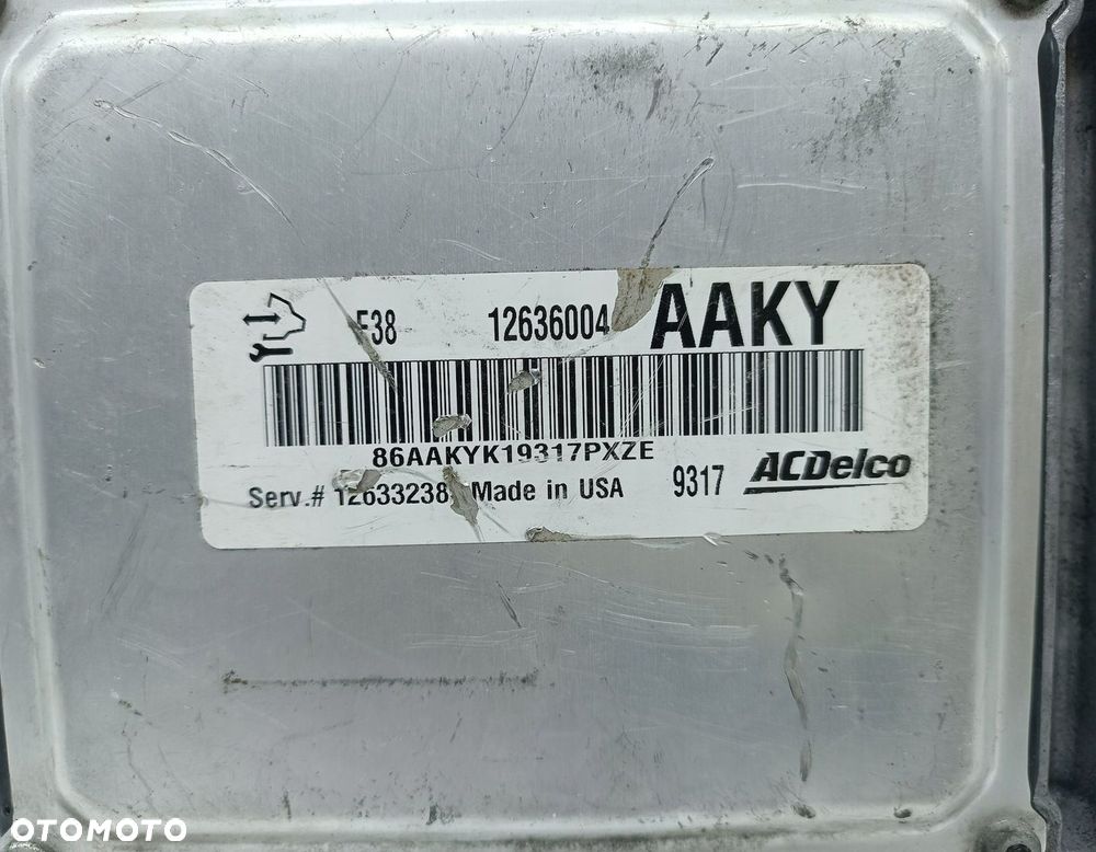 KOMPUTER SILNIKA STEROWNIK CHEVROLET CAMARO 6.2 12636004 12633238 AAKY - 3