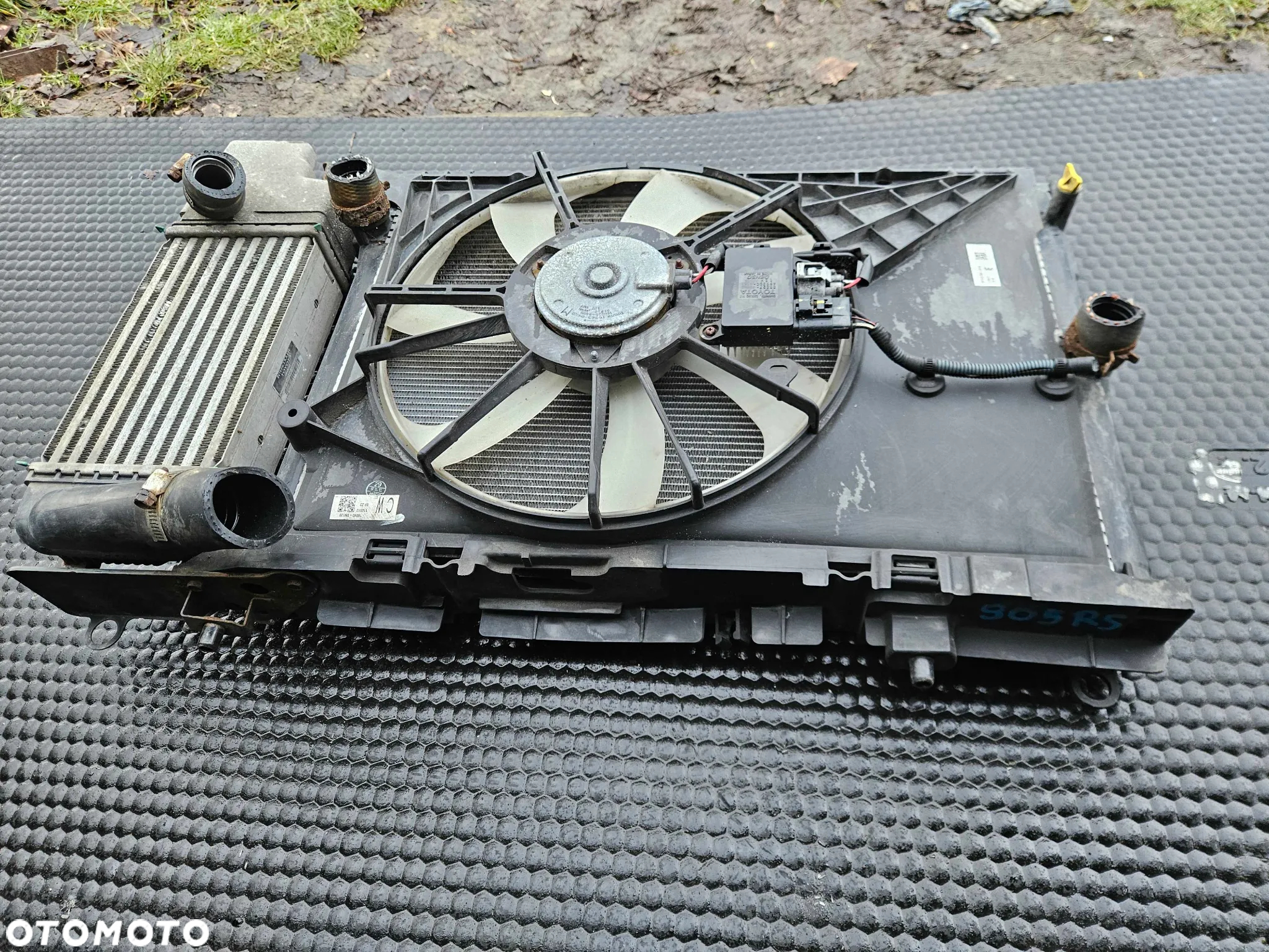 Chłodnica Wody Plynu Klimatyzacji Intercooler Wentylator 1.4 D4D Toyota Auris 1 I Lift 2011r - 31