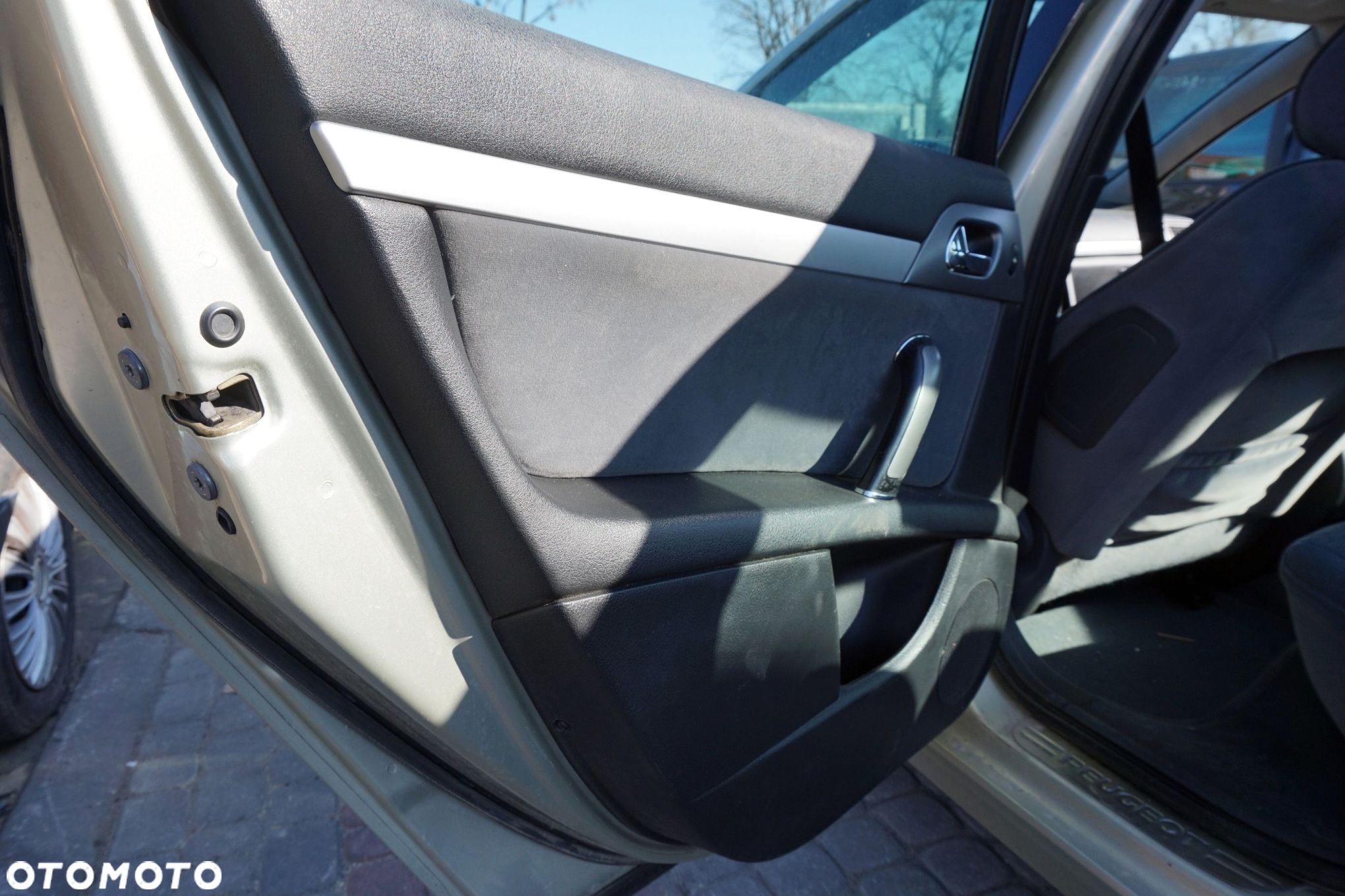 DRZWI TYLNE LEWE 407  SEDAN KCVD  ZŁOTY PEUGEOT 2004-2007 - 9