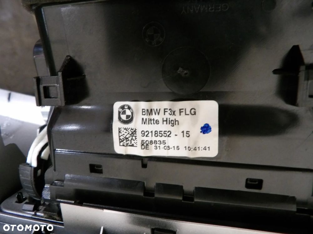 BMW - F30 - KOMPLET LISTEW - DEKORÓW - KRATKI NAWIEWU - EUROPA - 9218925  9218552  9218549 - 5