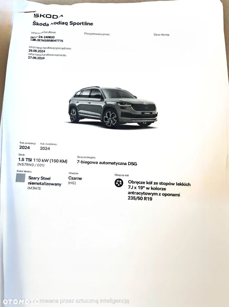 Skoda Kodiaq 1.5 TSI ACT 4x2 Sportline DSG - 18