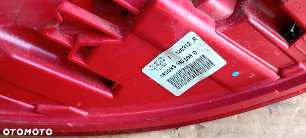 Allegro Lampa prawy tył tylna prawa w błotnik LED Audi A4 B8 Lift Kombi 8K9945096D - 8