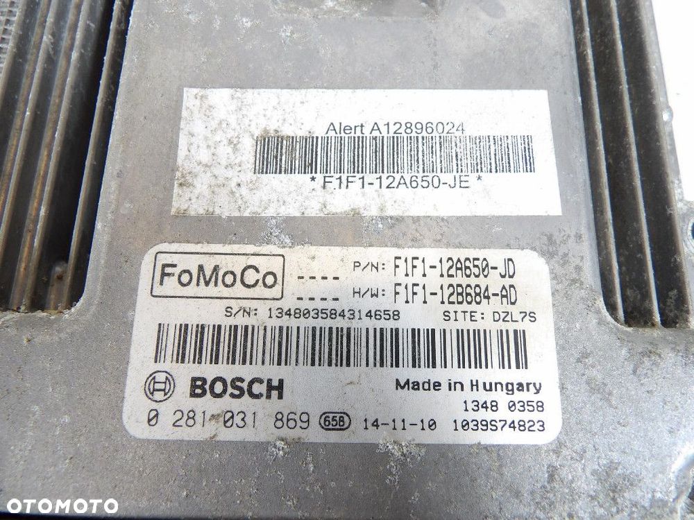 FORD FOCUS MK3 1.5TDCI STEROWNIK SILNIKA F1F1-12A650-JD - 2