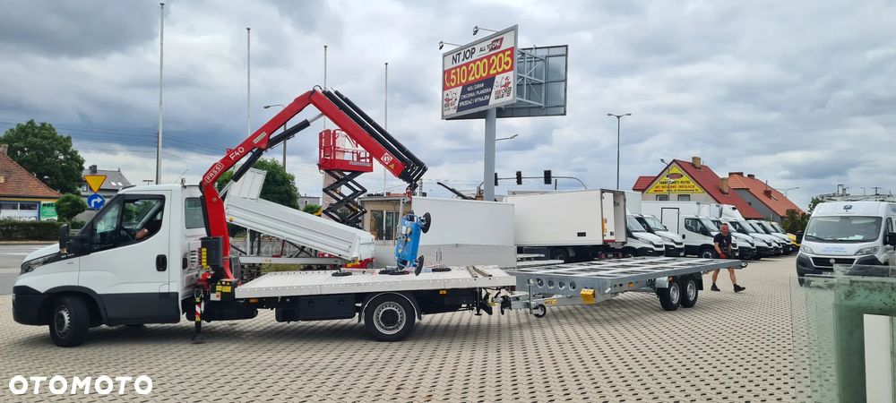 Iveco 35S16 montaż szkła, okien, płyt kamienia. HDS 2020 - 9