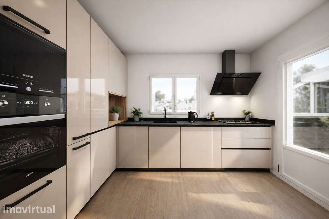 Moradia Geminada V4 de Arquitetura Moderna | Entroncamento - Grande imagem: 4/12