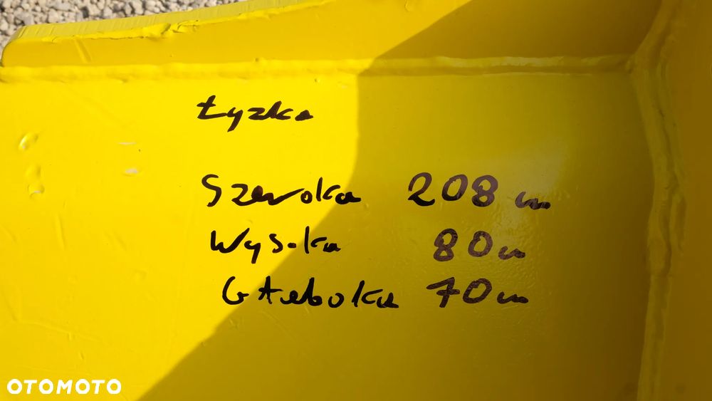 łyżka skarpowa sztywna 1,2m3 do koparki około 20 ton - 2