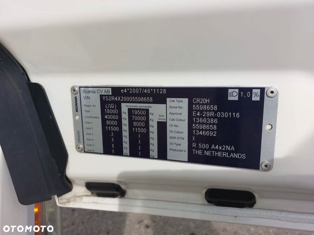 Scania R 500 Z Niemiec /// skóry /// full led /// pełen serwis /// - 4