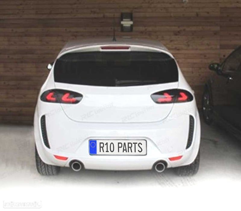 CONJUNTO DE FAROLINS SEAT LEON 2 1P 05-09 CARDNA PRETO FUMADO - 2