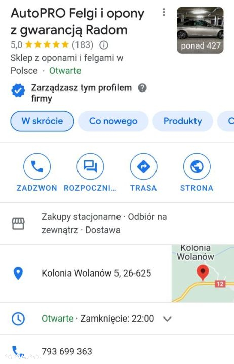 Czarne felgi 17 5x120 BMW oryginał Styling 236 3 E90 X3 F30 X4 E46 E83 Z3 Z4 F10 E60 F12 6780720 8j ET30 Opel Insignia - 34