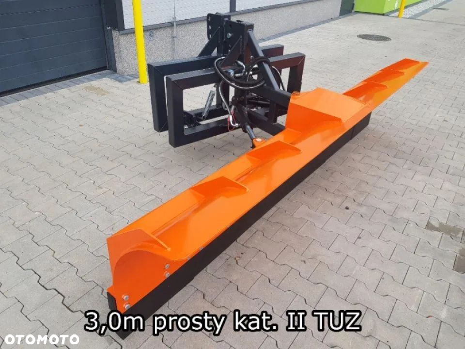 Pług śnieżny do śniegu PROSTY KOMUNALNY euroramka TUZ METAL TECHNIK 1,5m 1,56m 1 - 16