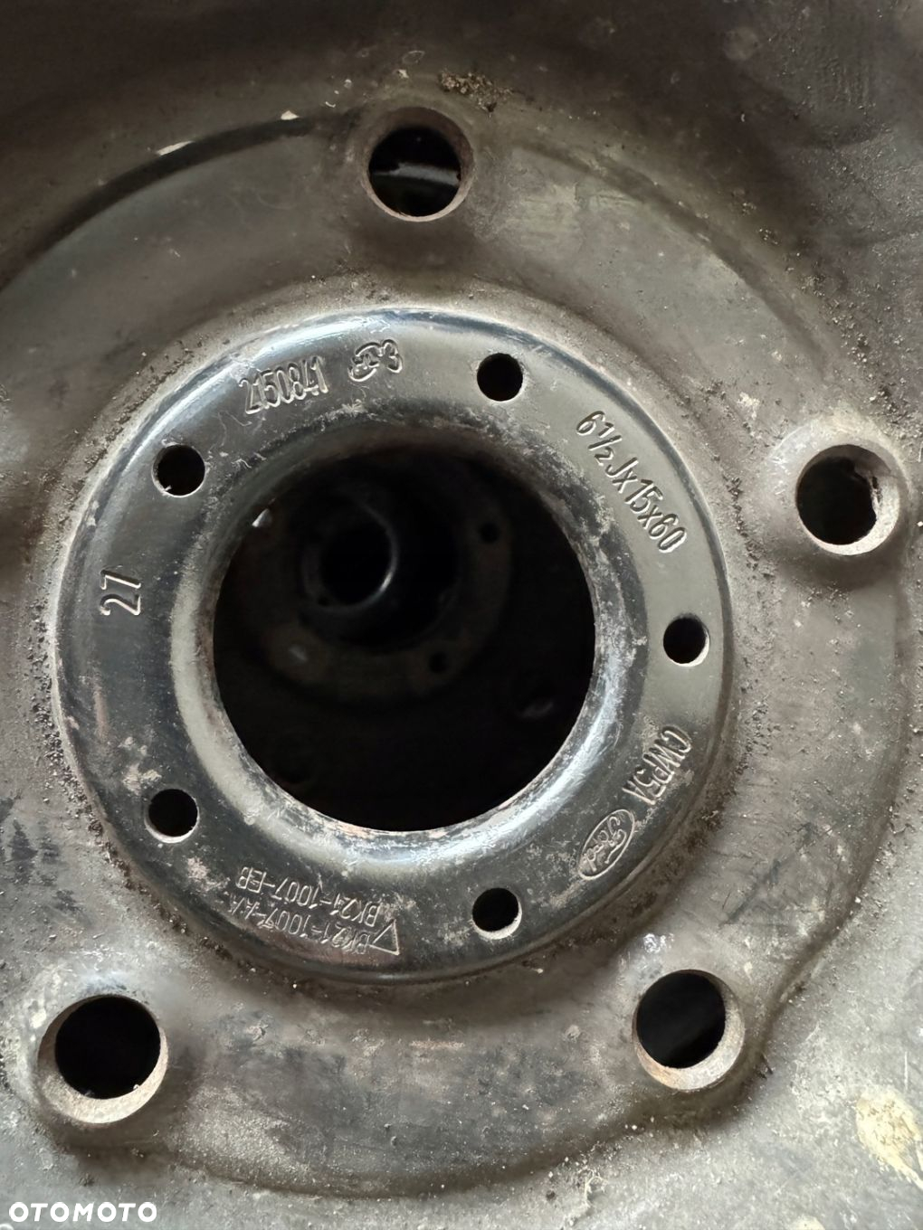 Felga stalowa Ford OE TRANSIT MK8 CUSTOM 6.5" x 15" 5x160 ET 60 - 2