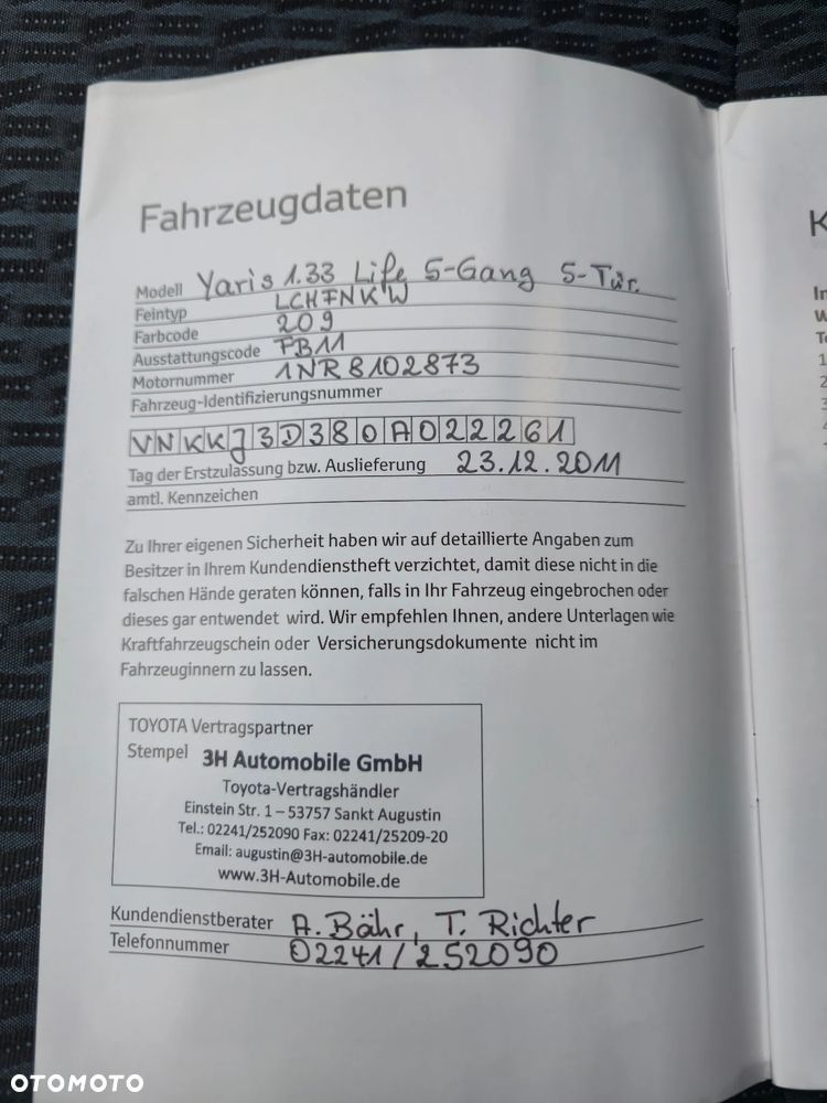 Toyota Yaris 1.33 VVT-i Life - 15
