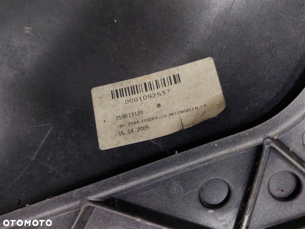Błotnik przedni lewy Smart Forfour I 2004-2006 EAR - MELON GREEN - 7