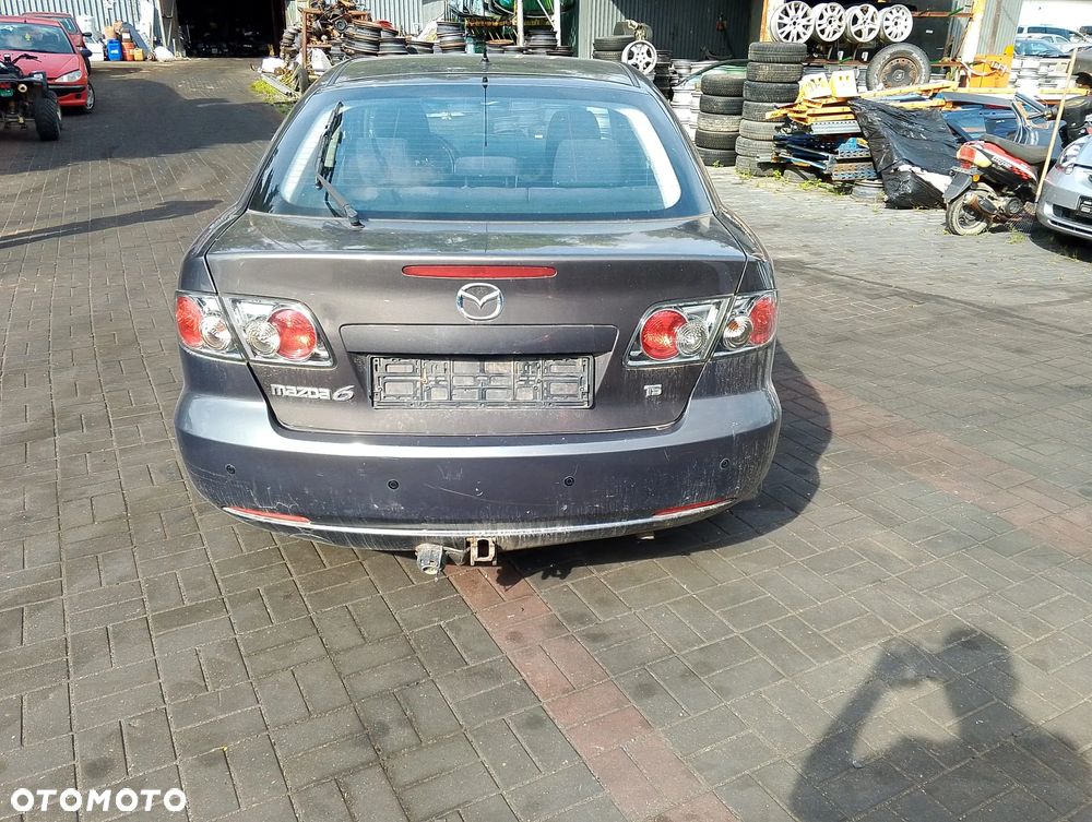 Mazda 6 GG1/GY1 FL (05-07r.) 2.0 D 141KM. Silnik Skrzynia.Cały na części. GWARANCJA !!! Przód Tył Zestaw Komplet Drzwi Klapa Zderzak Błotnik Maska Grill Atrapa Szyba Pas Lampa Lusterko Boczki Fotel Kanapa Kokpit Deska Rozdzielcza Przełącznik Włącznik Sterownik Przewody Wiązka Instalacja Moduł Komputer Czujnik Listwa Pompa Alternator Wtryski Głowica Rozrusznik Kompresor Sprzęgło Dwumas Silnik Skrzynia ABS Klimatyzacji Paliwa Wspomagania Kolektor Turbina Przepustnica Zawór Chłodnica Koło Hak Belka Sanki Zawieszenie Mcpherson Półoś Amortyzator Wydech Tłumik Zacisk Most - 5