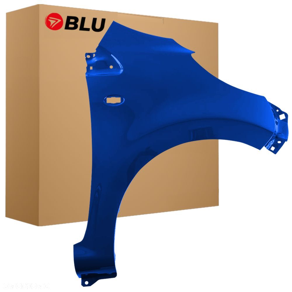 BLU Błotnik CITROEN C1 KNR prawy niebieski 2005-2014 przód ocynk BlauDamas - 1