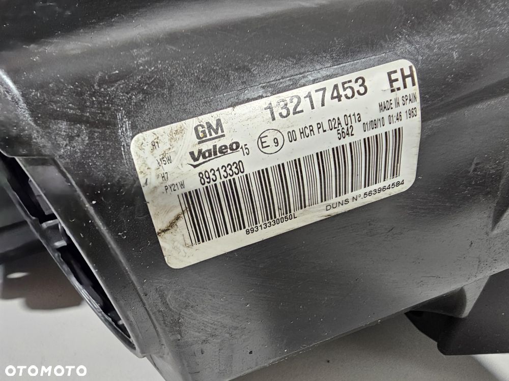 Opel corsa d opc lampa przód przednia h7 lewa kompletna europa - 8