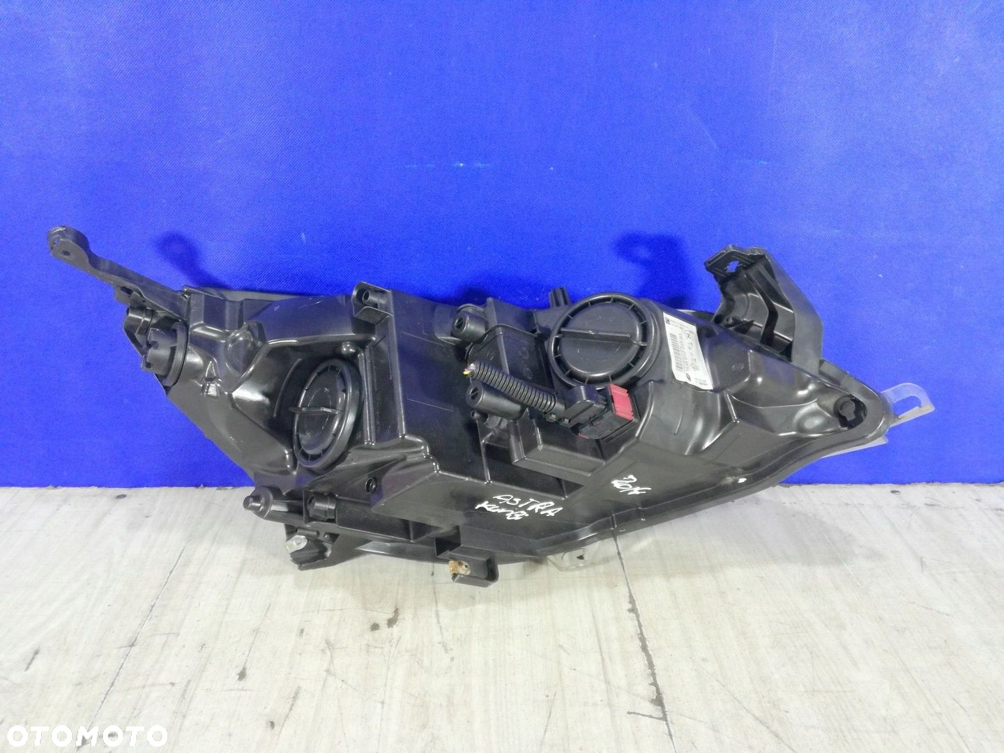 Opel Astra J 4 IV 2009/2012 lampa reflektor przód lewa Led Anglik - 3