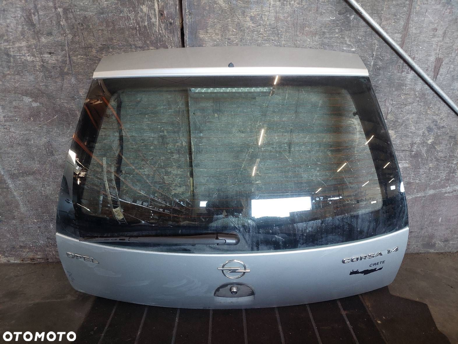 KOMPLETNY TYŁ KLAPA BAGAŻNIKA ZDERZAK TYŁ LAMPY OPEL CORSA C 5D Z157 - 9