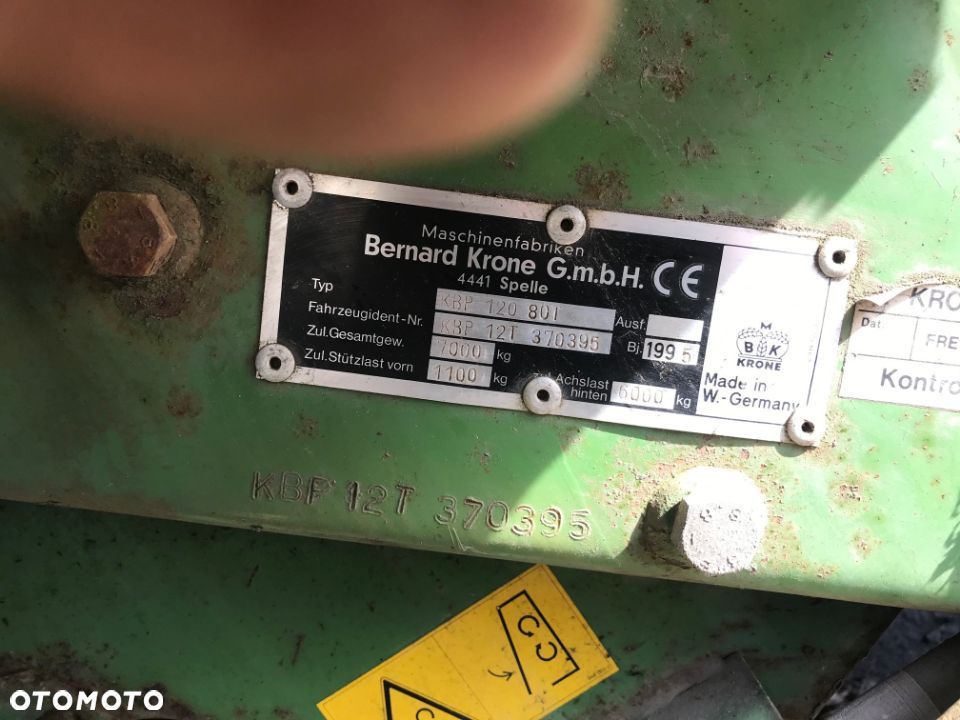 Krone BIG PACK 120-80 Przekładnia Podbieraczy - 6
