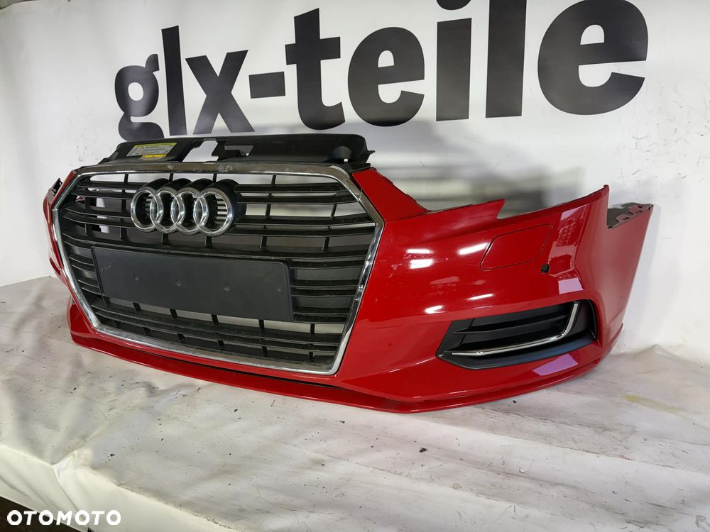 Audi A3 8V 8V5 Lift Sedan Zderzak Przód Przedni Sprysk PDC LZ3M 8V5807437P - 2