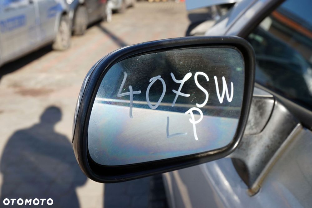 LUSTERKO ELEKTRYCZNE LEWE 407 SW EZRC SKŁADANE EL EU SREBRNY PEUGEOT 2004-2007 - 3