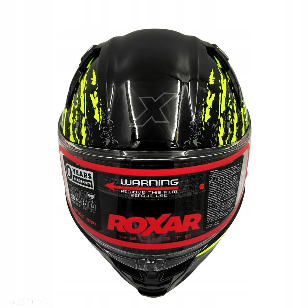 Kask integralny Roxar Bayamo Evo Toxic rozmiar Xl 5 lat gwarancji - 5