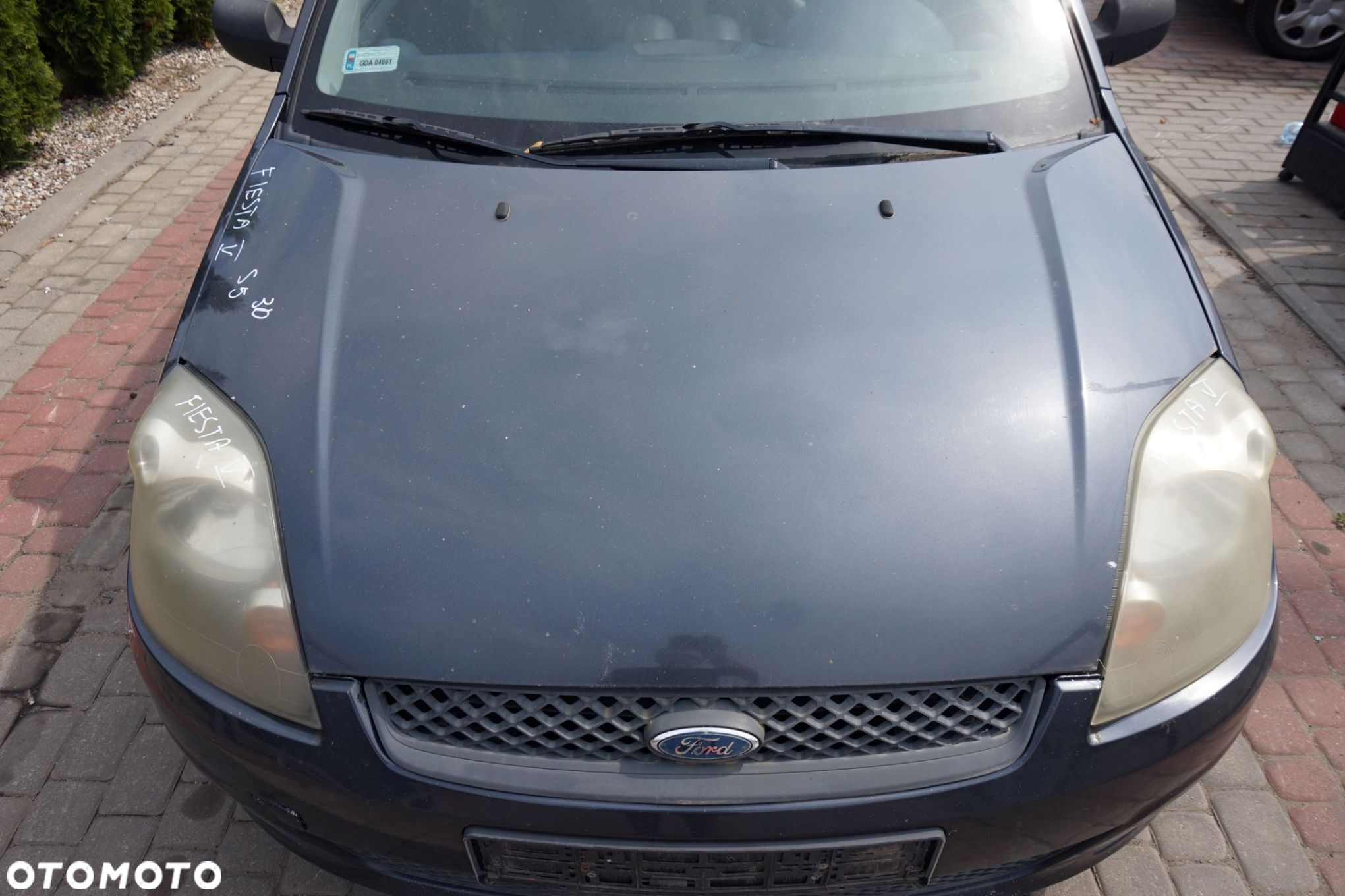 MASKA ZDERZAK BŁOTNIKI LAMPY FIESTA V MK5 LIFT S5  FORD 2005-2008 SZARY SEA GREY PRZÓD KOMPLETNY - 2
